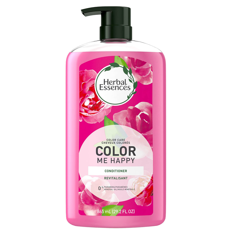 Herbal Essences front bottle showing label and 29.2 fl oz size benefit