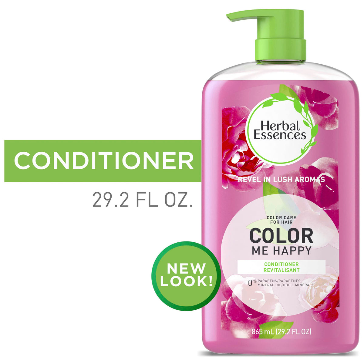 Herbal Essences styled hair outdoors showing shine and fragrance benefit
