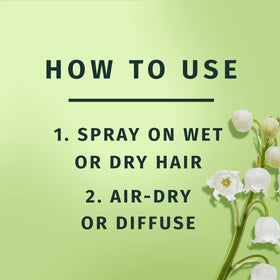 Herbal Essences curly hair before and after image showing improved definition