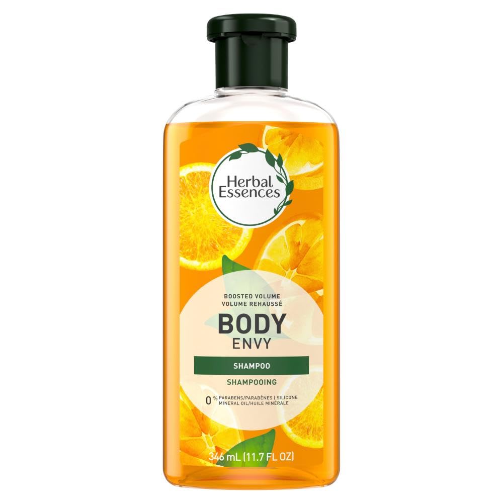 Herbal Essences front packaging showing bottle and citrus label for visible shelf appeal
