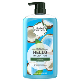 Herbal Essences bottle front view showing hydration benefits and coconut scent
