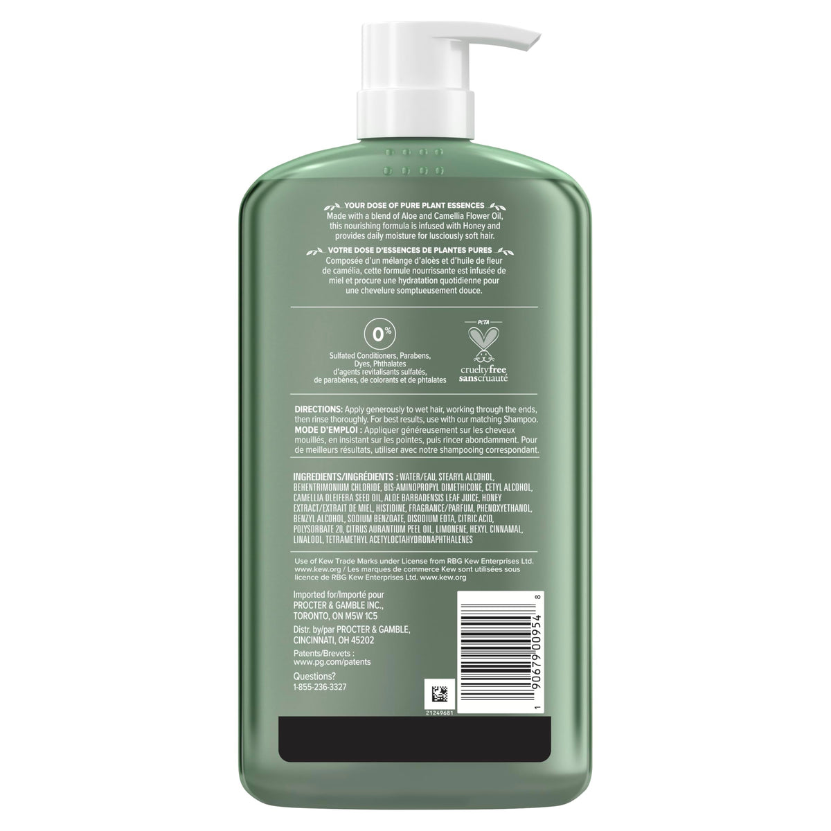 Herbal Essences conditioner on bathroom shelf for daily routine styling