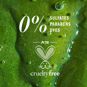 Herbal Essences in-shower use showing smooth lather on hair