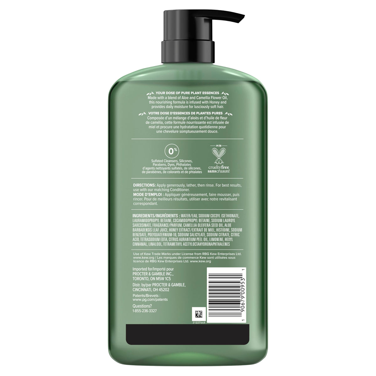 Herbal Essences lifestyle bathroom shelf display conveying premium daily care benefit