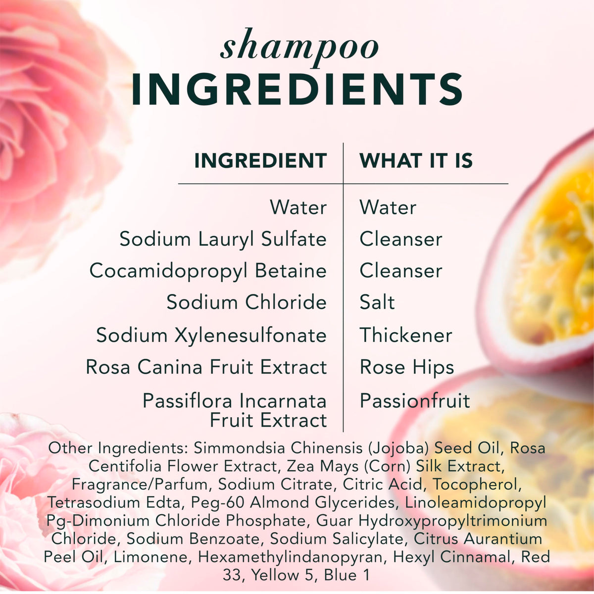 Herbal Essences paired with matching conditioner for a smooth routine