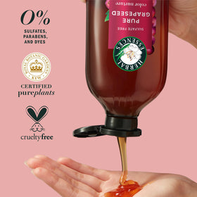 Herbal Essences grapeseed seeds close-up illustrating natural ingredient benefits