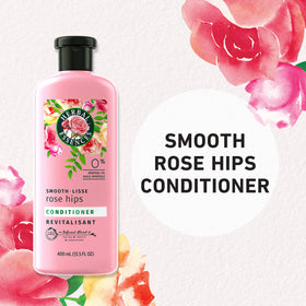 Herbal Essences creamy conditioner texture demonstrating silky slip