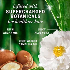 Herbal Essences creamy lather on hand demonstrating gentle cleansing and hydration