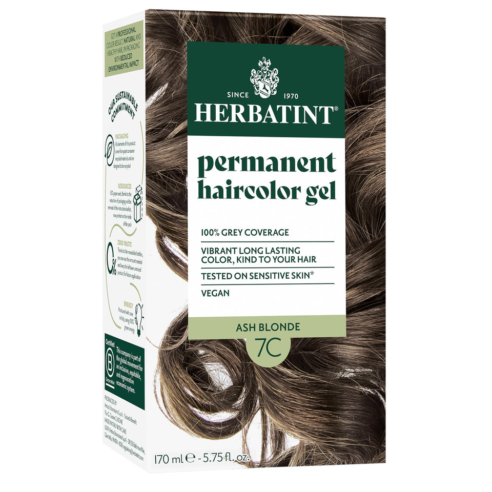 Herbatint front packaging showing shade 7C and benefits