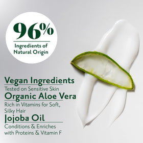 Herbatint conditioner applied in shower demonstrating detangling benefit