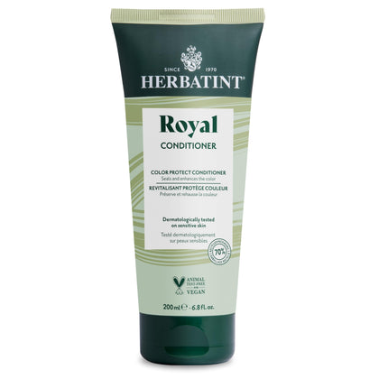 Herbatint bottle front view showing brand and color-safe benefits