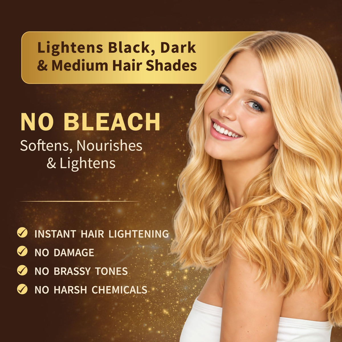 HERBBY application on dry hair demonstrating easy at-home use and coverage