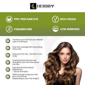 HERBBY cream texture close-up revealing smooth formula for even color