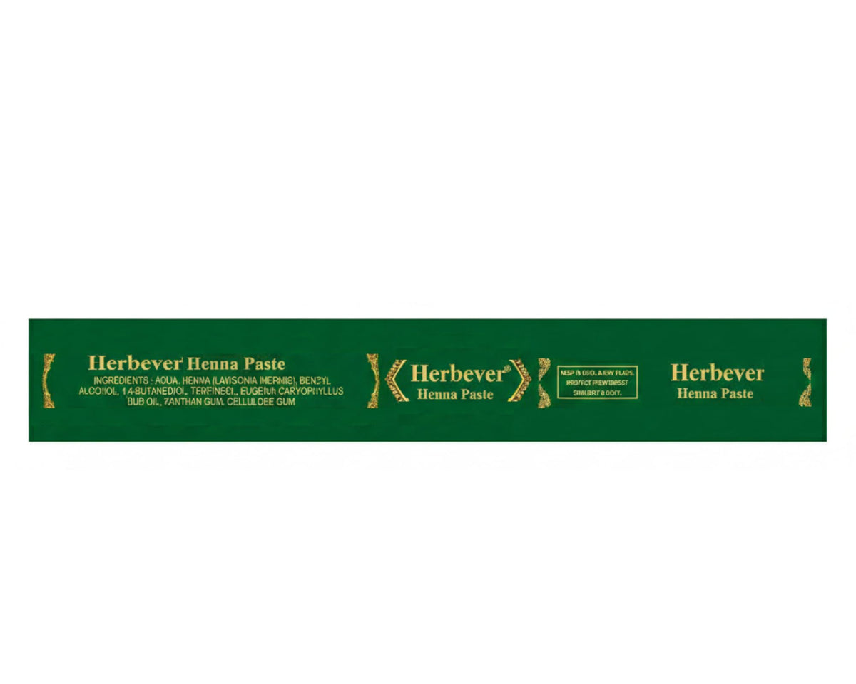 HERBEVER label and ingredients close-up showing clear product information benefit