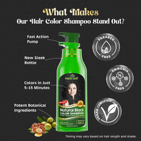 Close-up of Herbishh label highlighting natural ingredients and 3-in-1 claims