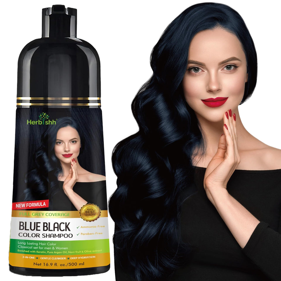 Herbishh front bottle blue black showing full packaging and benefit