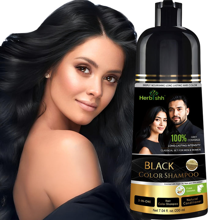 Herbishh front packaging showing 200 ml bottle and label with benefits
