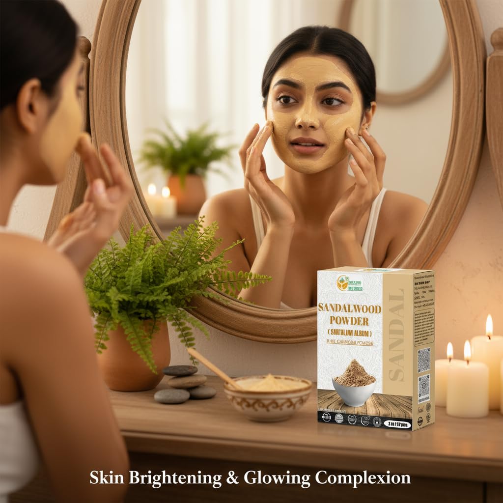 Herbs Botanica in bowl mixing face pack paste demonstrates easy blending benefit