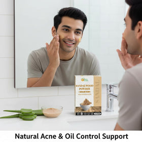 Herbs Botanica used as tilak in ritual setting adds calming aroma benefit