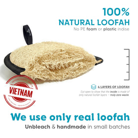 Herbvian hanging loop on hook, promotes quick drying and hygiene