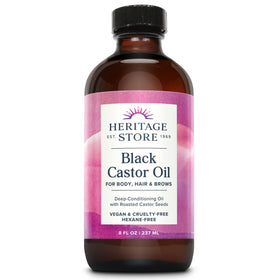 HERITAGE STORE front label showing product identity and benefits