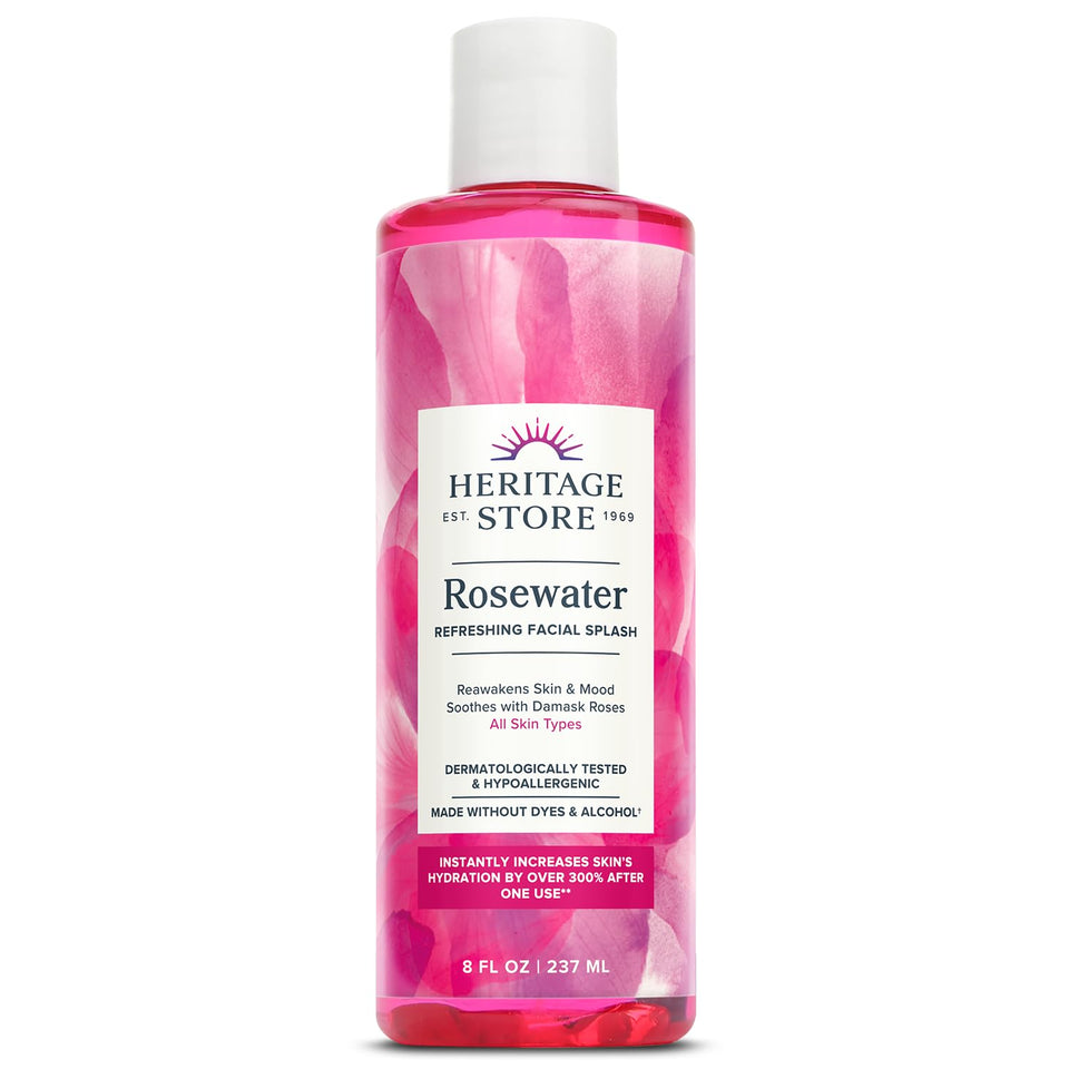 HERITAGE STORE front bottle view showing label and clean packaging benefit