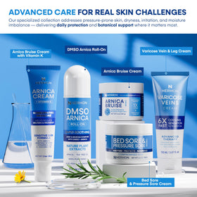 Hermon cream spread on skin showing protective film and moisturizing benefit