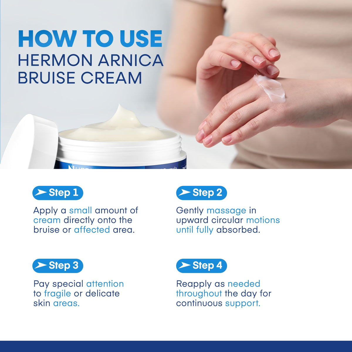 Hermon tube on bathroom counter in routine, fits daily skincare rituals benefit