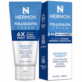 Hermon cream front packaging showing tube and 100g size benefit