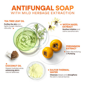 Hermon label close-up showing antifungal active ingredient