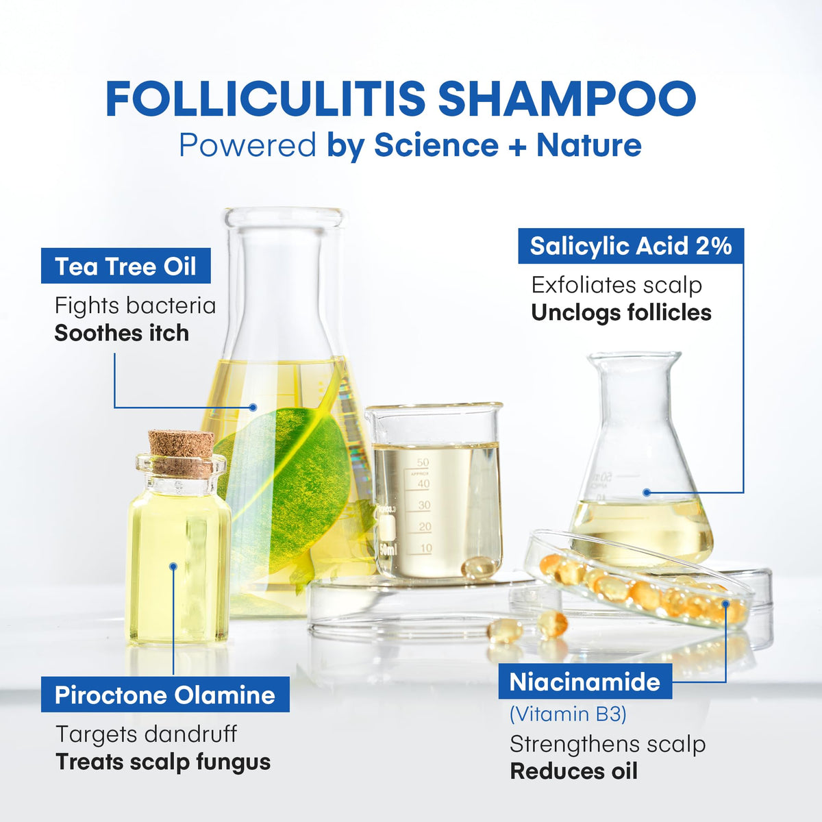 Hermon foam texture close-up illustrating gentle lather for effective cleansing