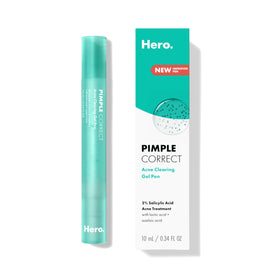 HERO COSMETICS clear gel texture close-up showing smooth, non-greasy finish