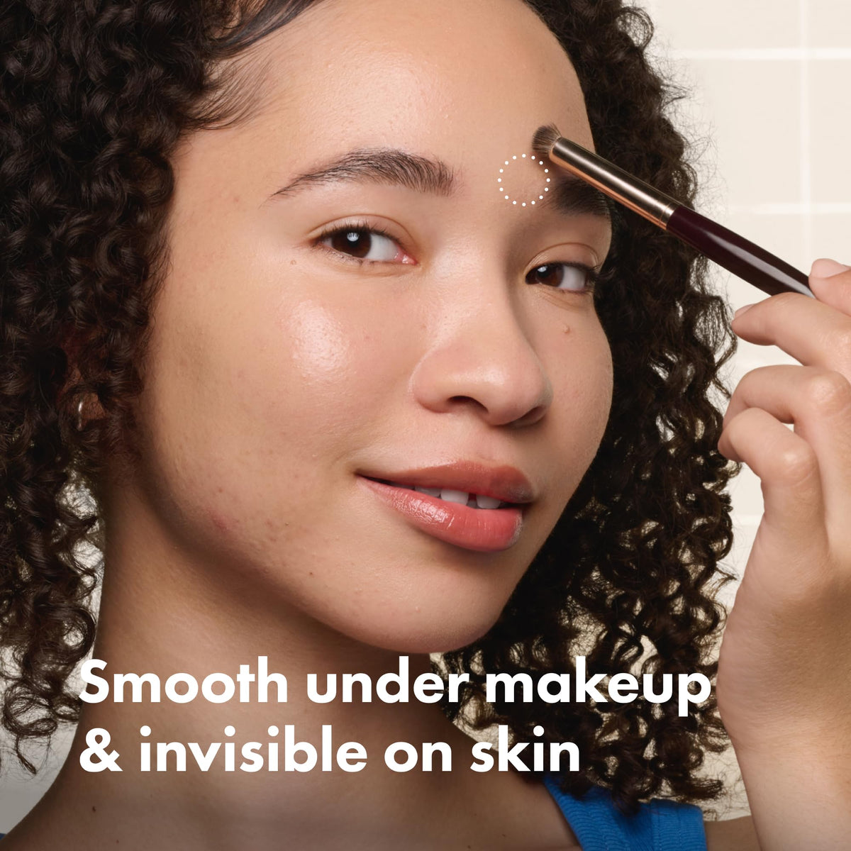 HERO COSMETICS dried clear film close-up showing invisible protective layer