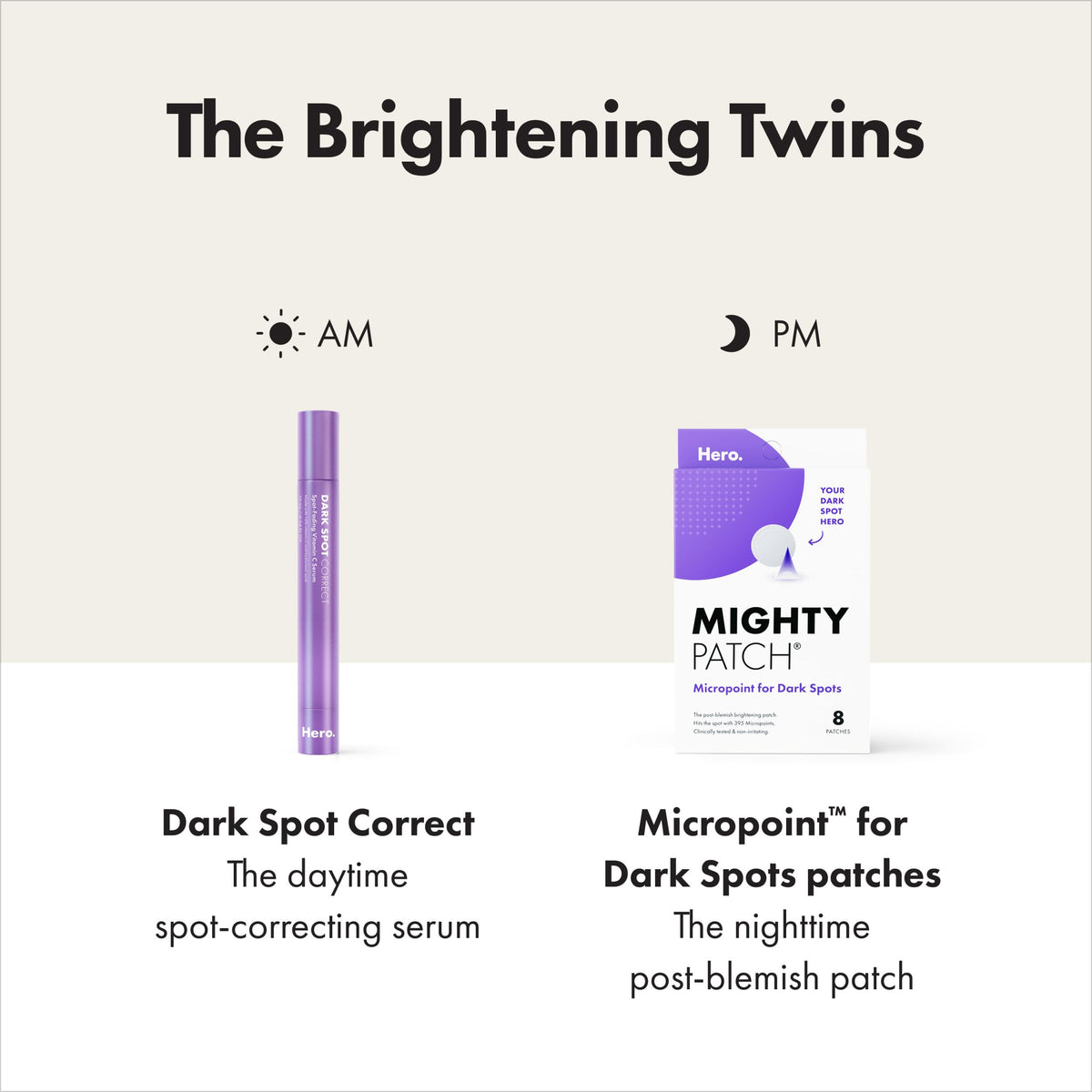 HERO COSMETICS applying product directly to a dark spot for targeted treatment