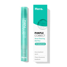 HERO COSMETICS front packaging showing pen and branding for easy identification