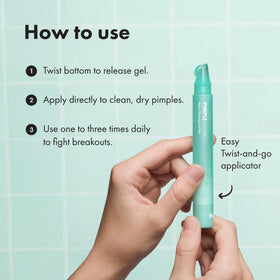 HERO COSMETICS label close-up highlighting 2% salicylic acid and dermatologist-tested