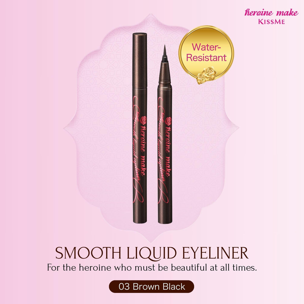 Heroine Make ultra-fine brush tip close-up for precise lines