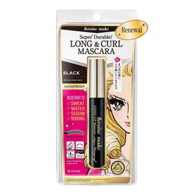 Heroine Make front packaging showing sleek tube and New Black finish benefit long wear