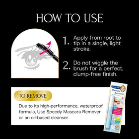 Heroine Make lifestyle model wearing mascara for all-day wear