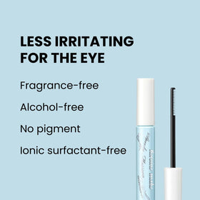 Heroine Make eye makeup remover bottle front conveying gentle formula for comfortable makeup removal
