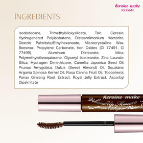 Heroine Make beside ruler for size scale showing compact travel-friendly design