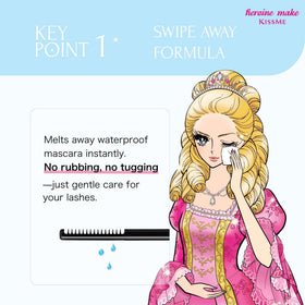 Heroine Make texture droplet highlighting lightweight formula that dissolves mascara