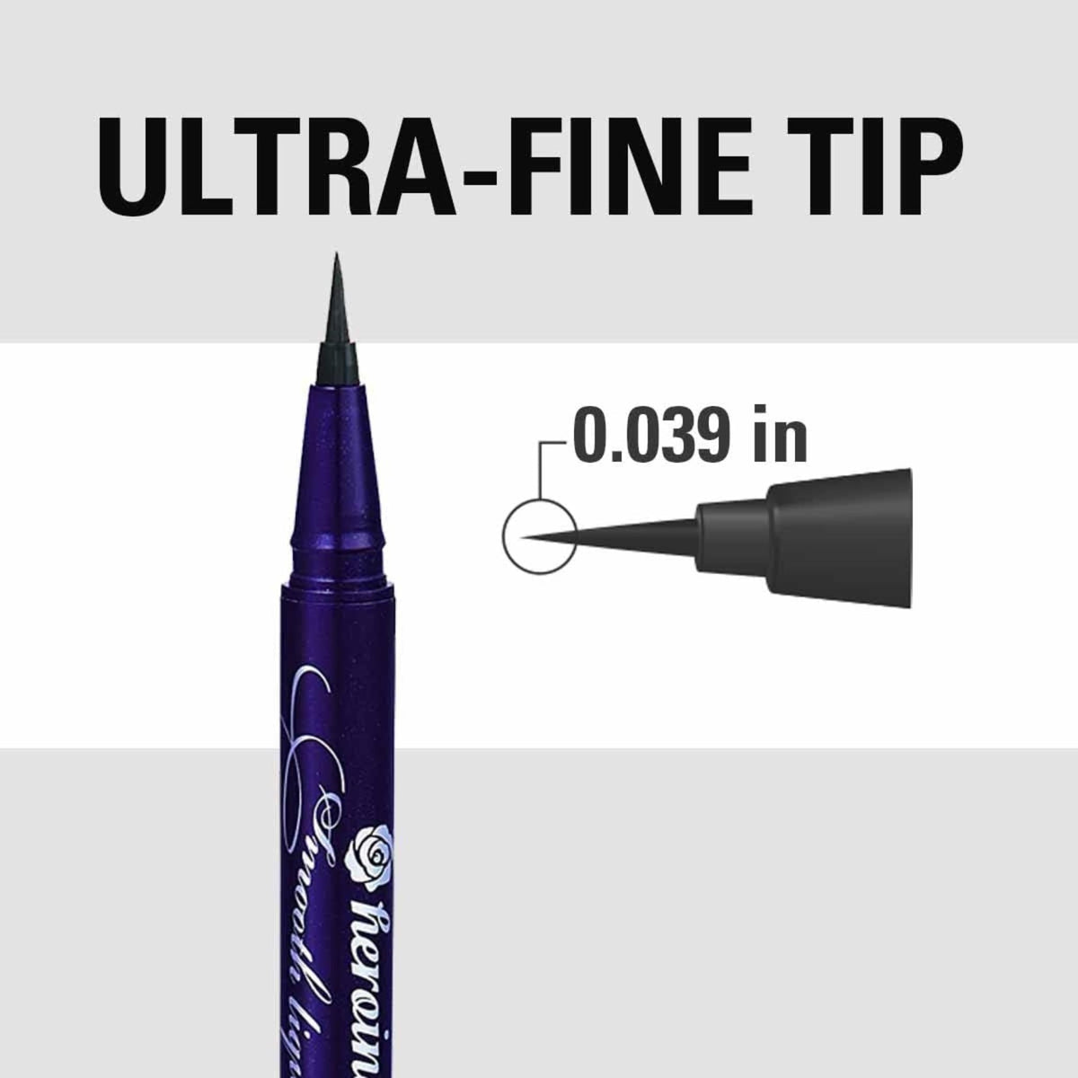 Heroine Make ultra-fine brush close-up enabling precise thin lines