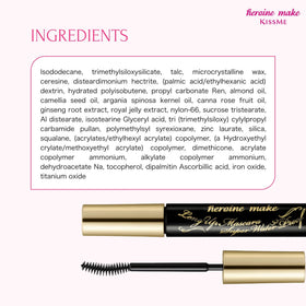 Heroine Make beside ruler showing size and portability benefit