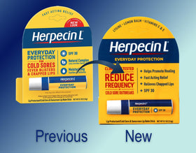Pack of three Herpecin-L lip sticks boxed for convenient storage