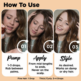 HerStyler on color-treated hair producing enhanced shine without dulling color