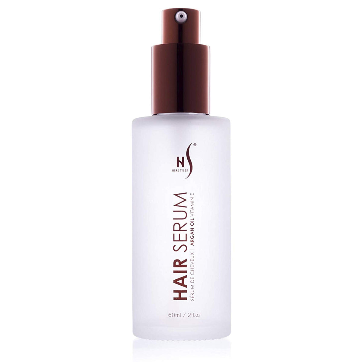 HerStyler front packaging showing bottle and label for easy identification and appeal