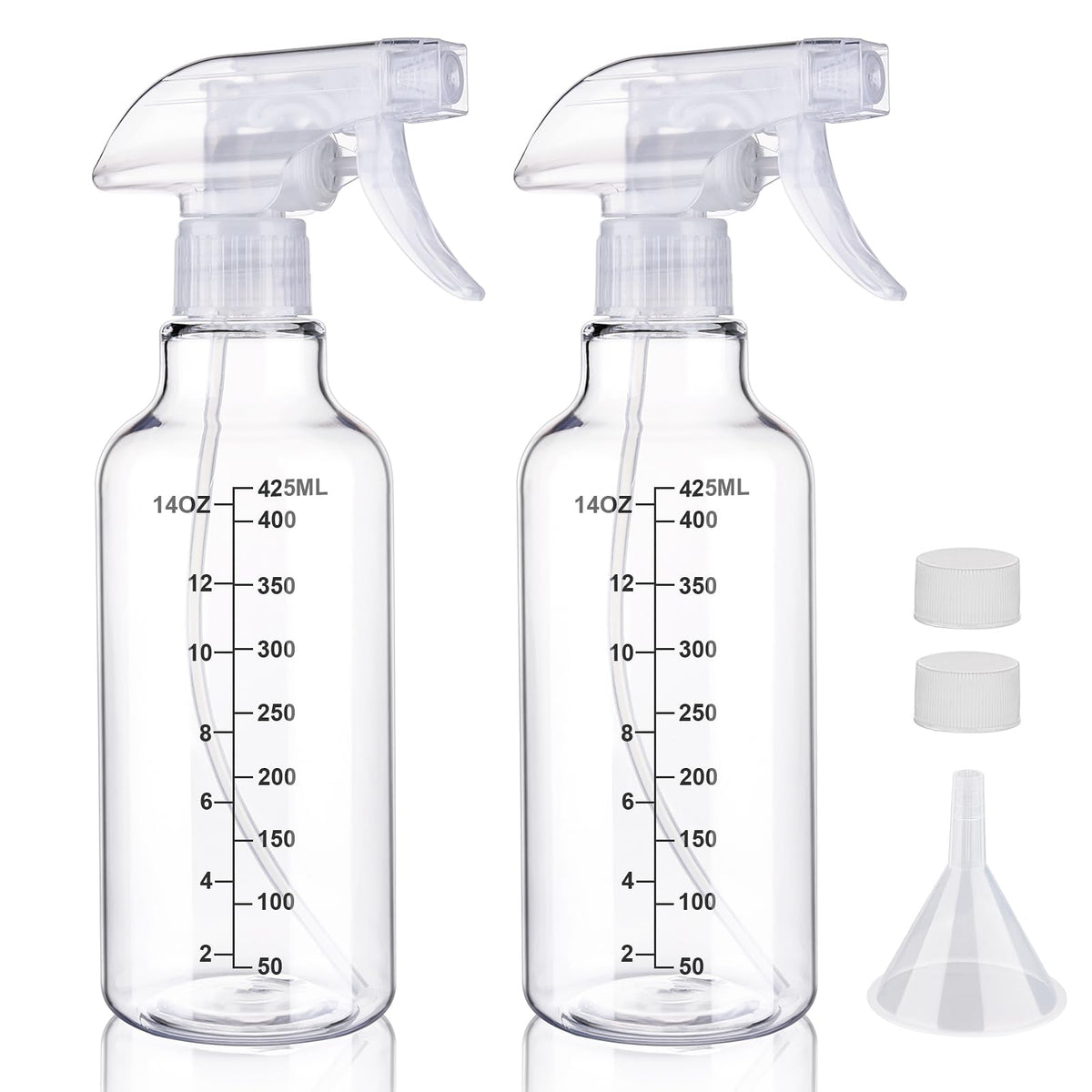 Hethyo clear-scale front view showing capacity and refill benefit