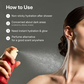 hetras mist on forearm showing lightweight texture and quick absorption benefit