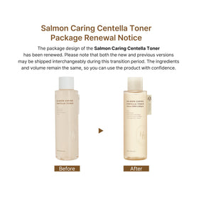 HEVEBLUE label detail showing salmon PDRN and centella ingredients for repair